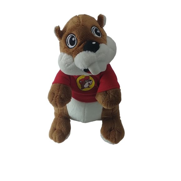 Jaag Other - Jaag Buc-ees Beaver Red Shirt W/Logo Plush 10" Stuffed Animal